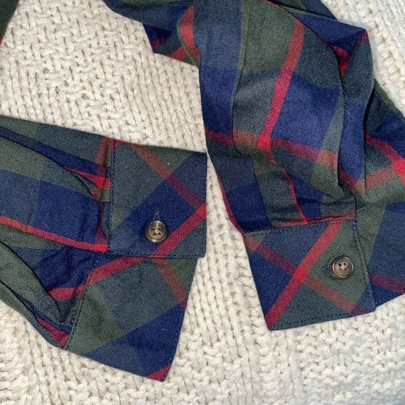 Terra & Sky plaid button up top size 2X new with tags - Picture 7 of 8